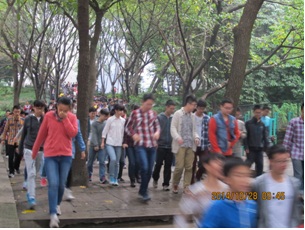 重庆南开中学校全校安全应急疏散演练